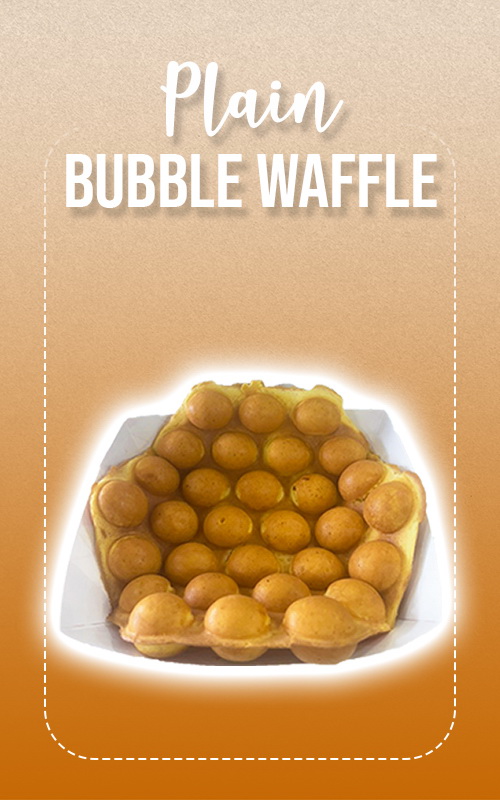 58. Plain Bubble Waffle US Boba Tea