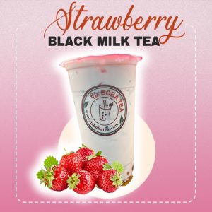 18. Strawberry Black Milk Tea