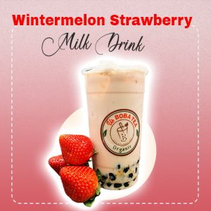 34. Wintermelon Strawberry Milk Drink