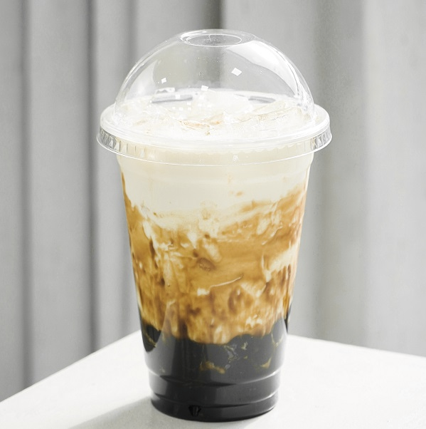 Caramel black milk tea